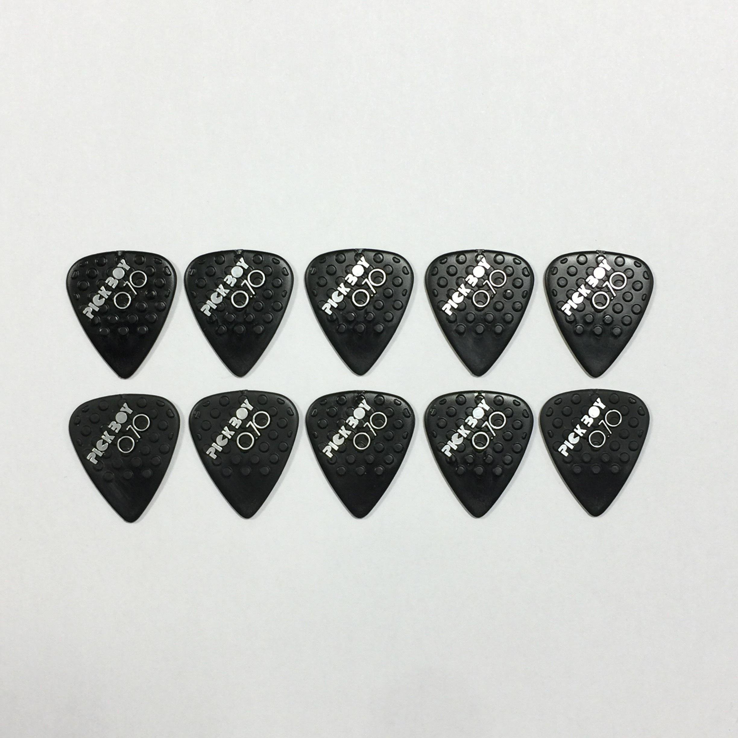 Pickboy Nylon, Grip Pick, 0.70mm, 10 picks, Black, 0.70 millimetres - Image 4