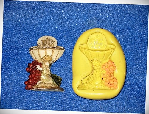 Moldes de chocolate para primera comunión, molde de resina, arcilla, caramelo, alimentos, silicona, #301, fondant, dulces, galletas, moldes de disponible en Yaxa Guatemala