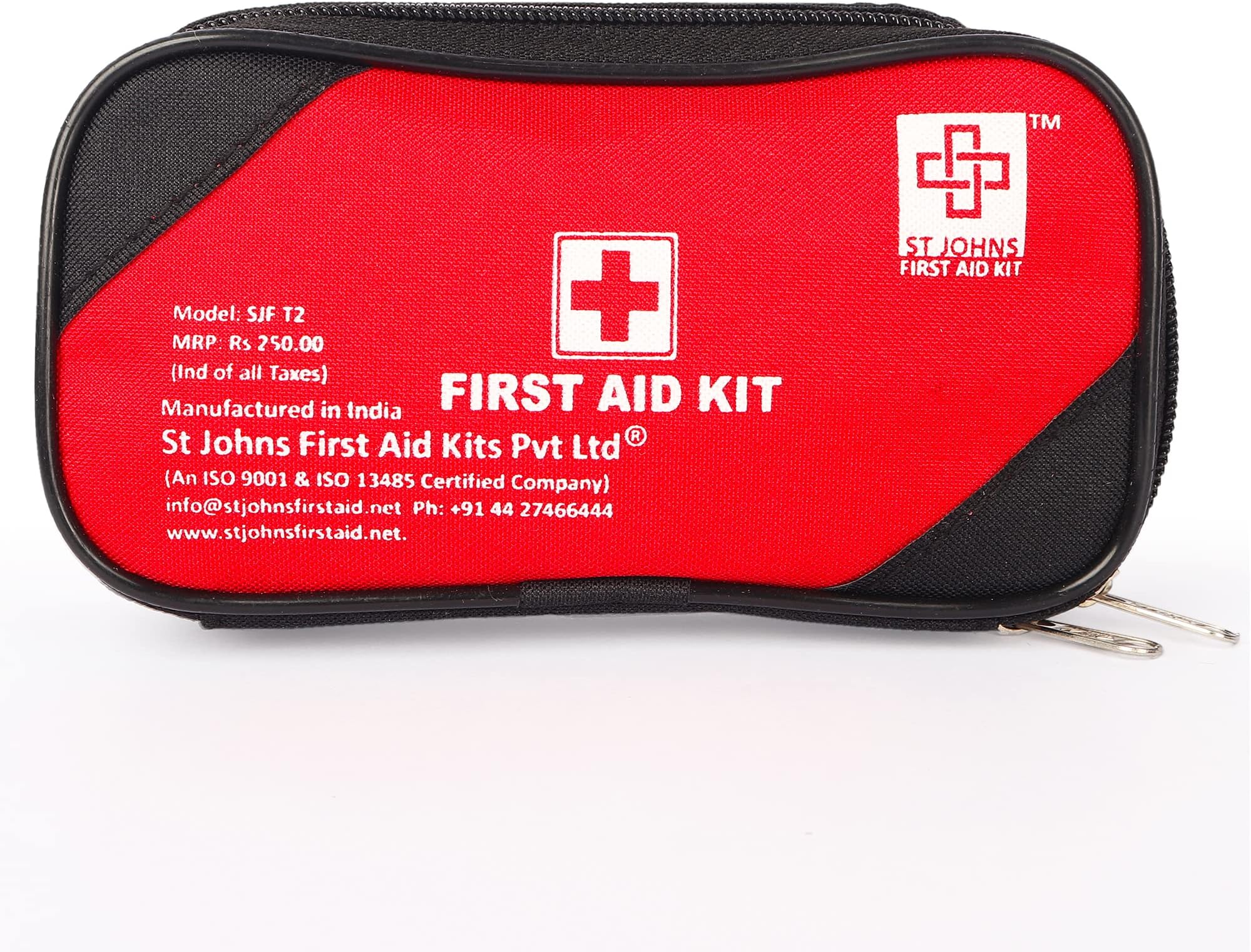 ST JOHNS First Aid Kit For Travel/Trucking/Car/Sports Of 33 Content