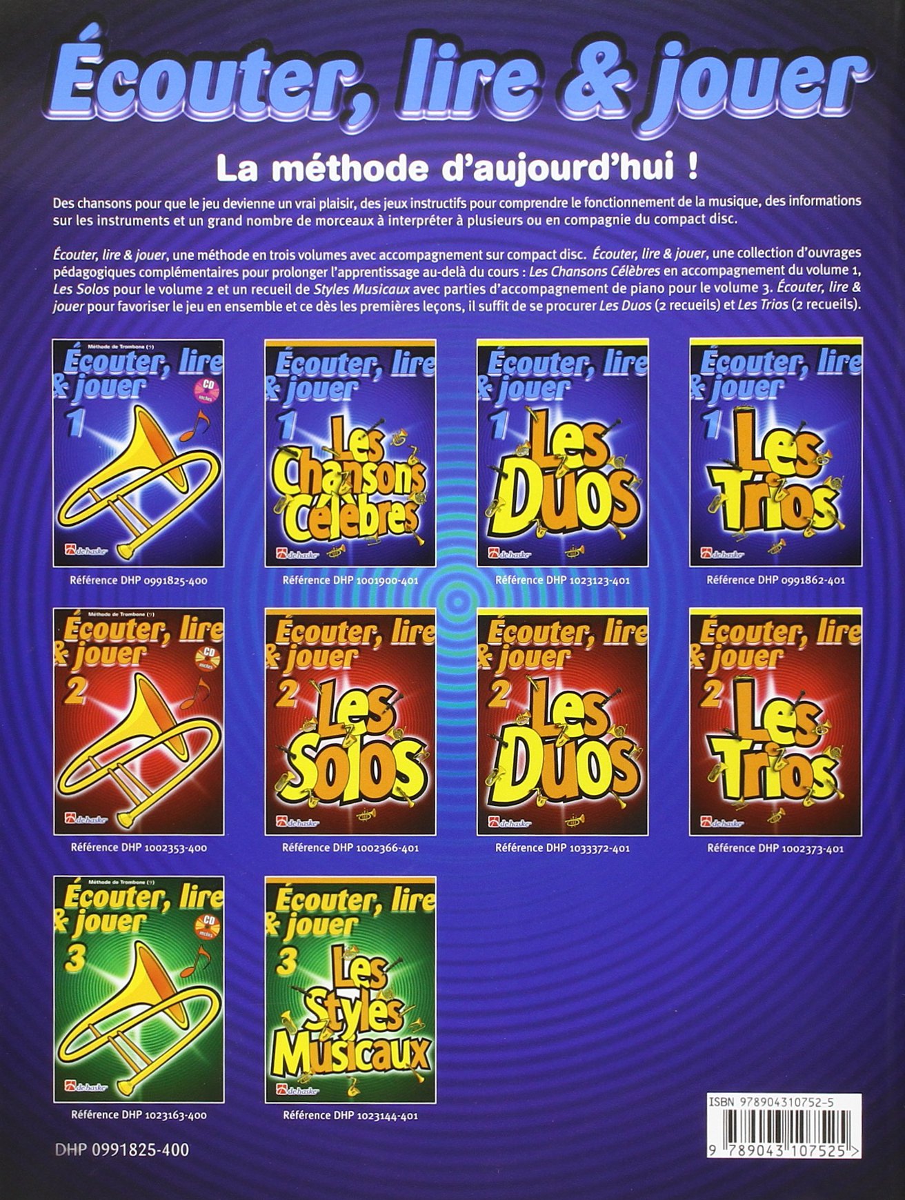 Ecouter, Lire & Jouer 1 Trombone Bc