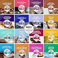 Vista 5 de Maud's Super Flavored Coffee Variety Pack, 80 ct. Solar Energy Producido Reciclable Single Serve Cápsulas de café con sabor a mermelada con 15