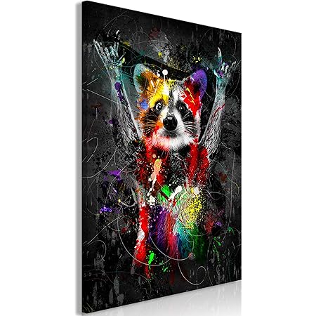 Decomonkey Bilder Hirsch Abstrakt 120x80 Cm 1 Teilig Leinwandbilder Bild Auf Leinwand Vlies Wandbild Kunstdruck Wanddeko Wand Wohnzimmer Wanddekoration Deko Tiere Schwarz Bunt Amazon De Kuche Haushalt Wohnen