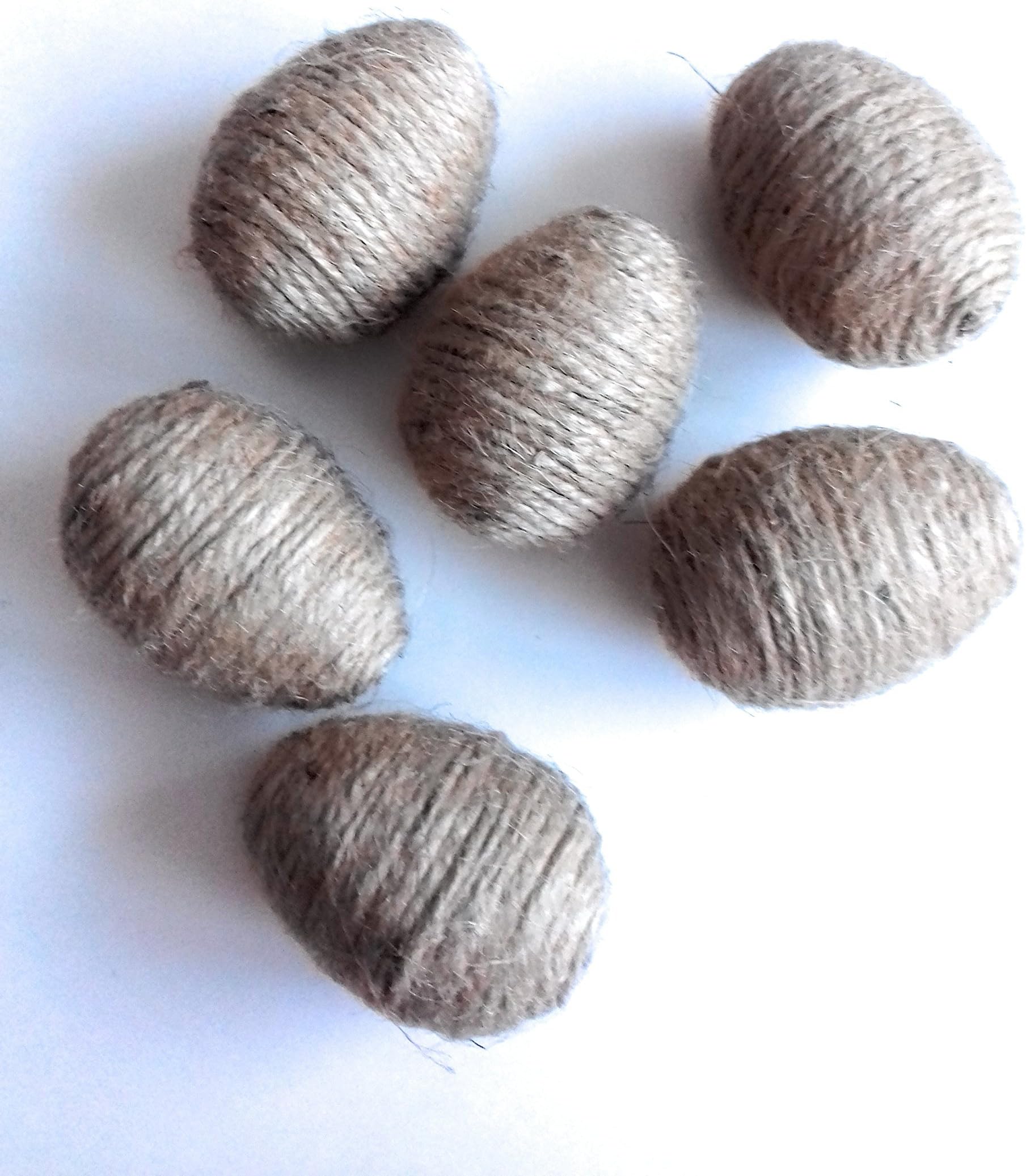 Natural Jute Easter Eggs