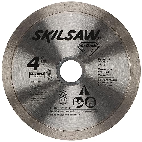 SKIL 79505C Muela abrasiva de diamante con borde continuo de 4 pulgadas