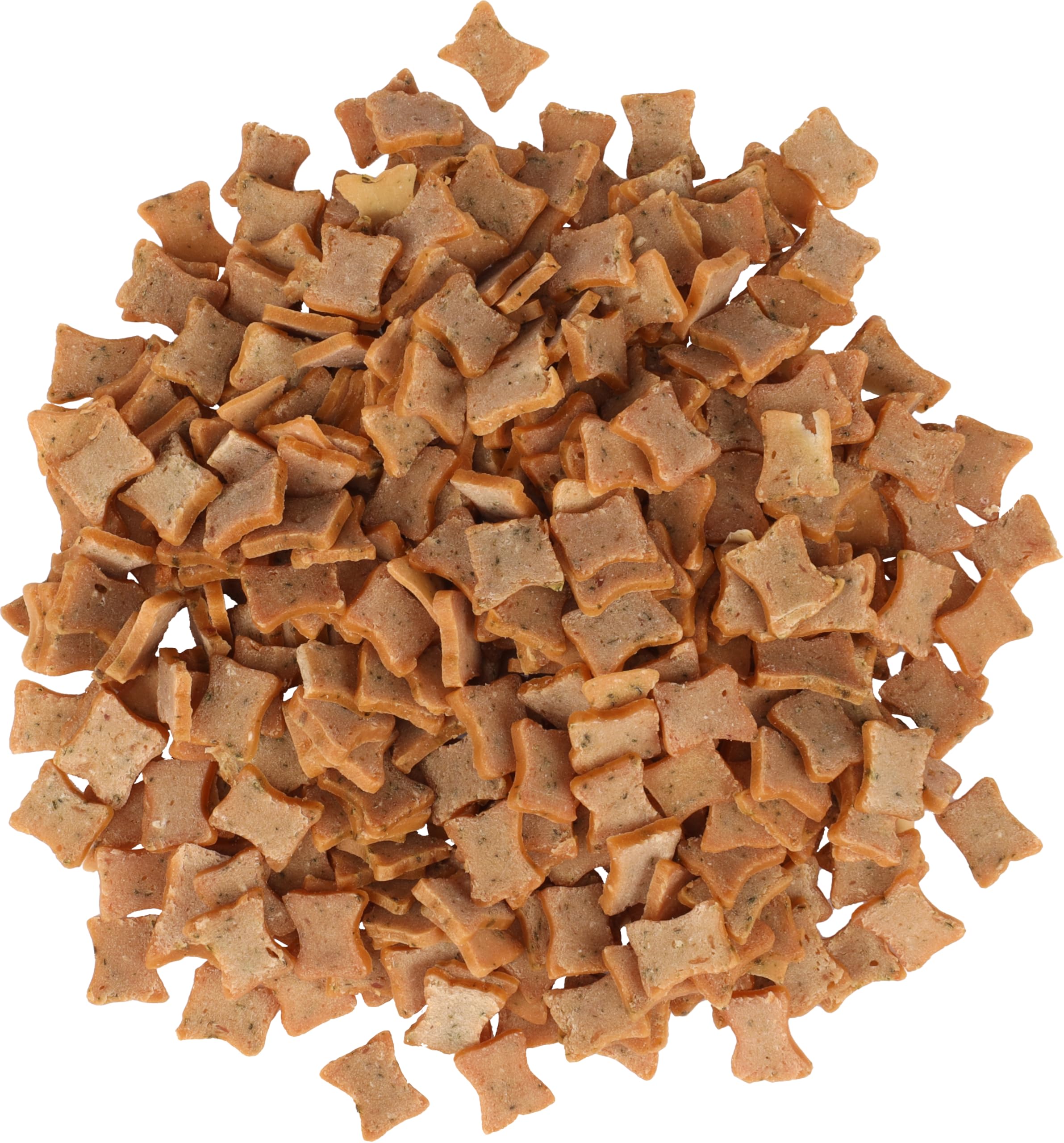 Flamingo Friandises Hapki Grow étoiles avec Poulet 85g - Spécialement pour Chiens à partir de 4 Mois - sans sucres ajoutés (Lot de 5)