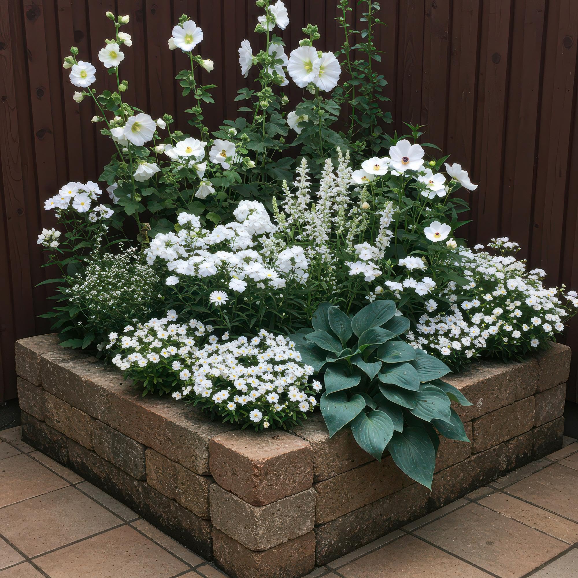 Zestaw bylin – białe – 8 bylin – na 1 m² – różne kolory – niewielka pielęgnacja – doniczka 11 cm