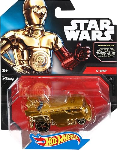 Miniatura 3 de Hot Wheels Vehículo C3PO de personajes de Star Wars