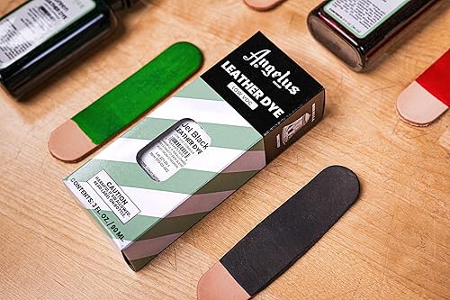 Miniatura 3 de Angelus Tinte para cuero, tinte flexible para cuero, para zapatos, botas, bolsos, manualidades, muebles y más, 3 onzas (marrón)