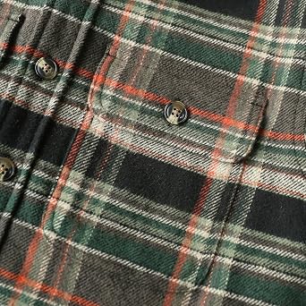 Dubinik Mens Shacket Flannel Shirt for Men Lightweight Jacket Casual Coat