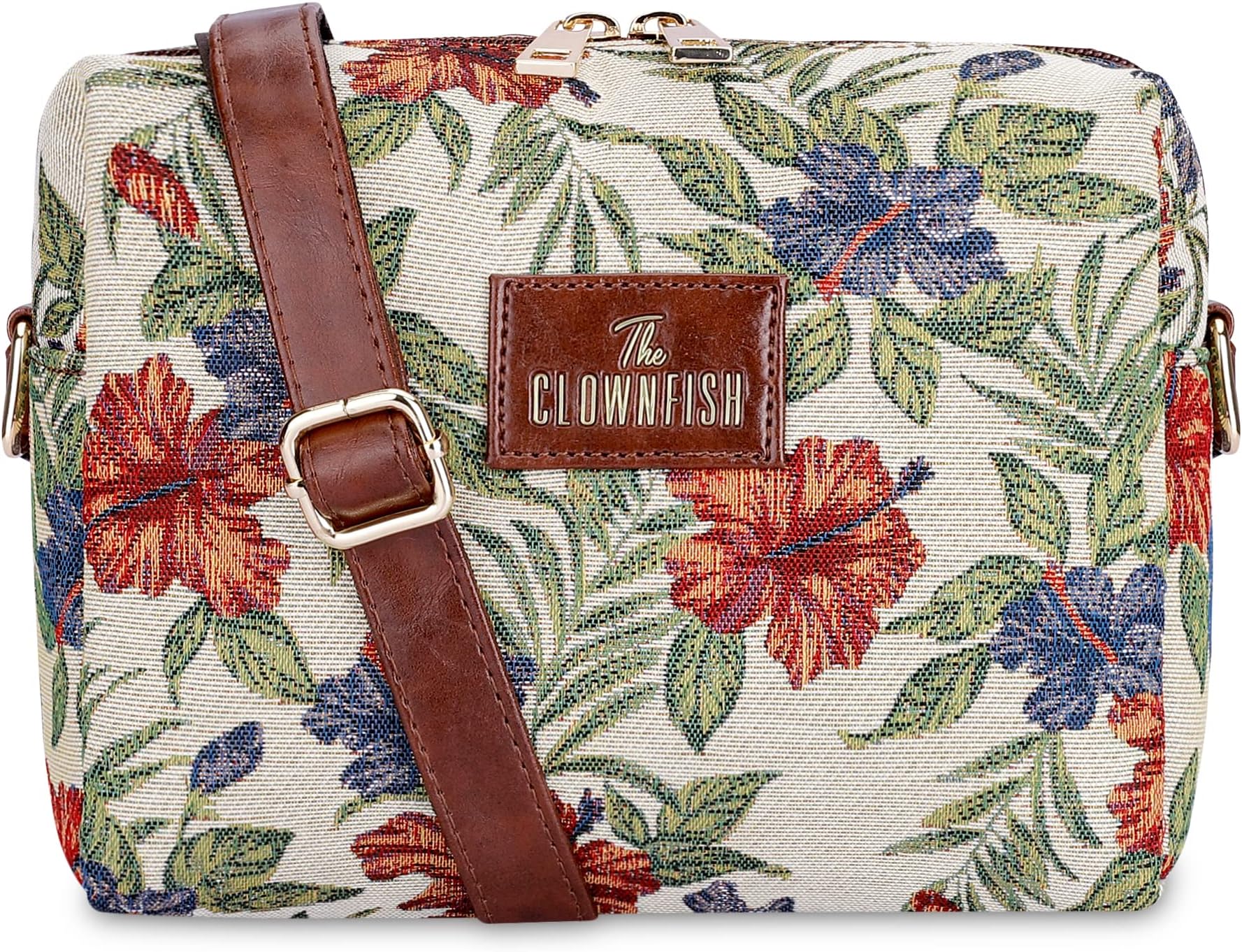 THE CLOWNFISHAdelina Series Sling for Women Faux Leather Casual Ladies Single Shoulder Bag For Women Crossbody Bag for College Girls