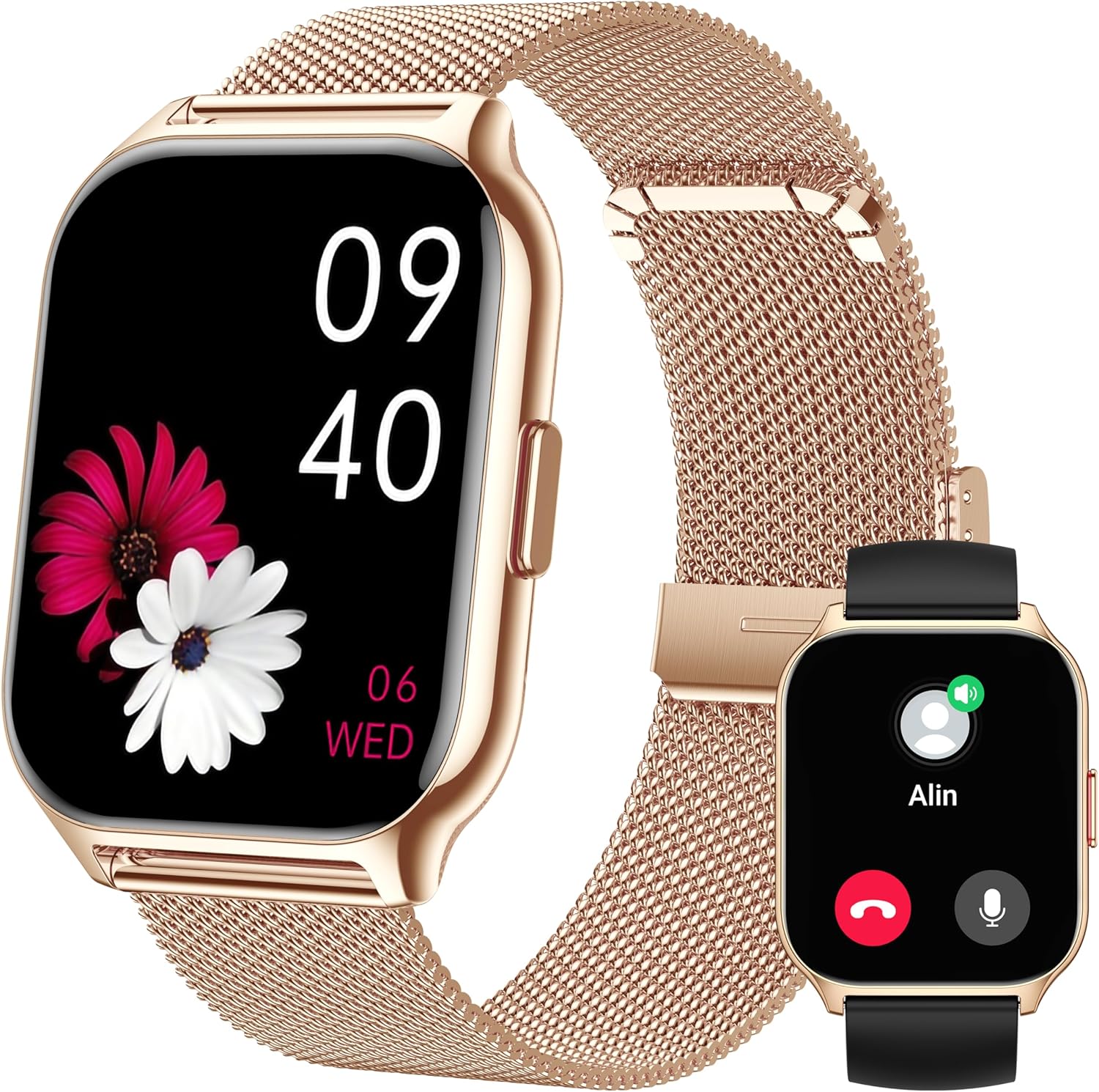 Popglory Smart Watch for Women Men Answer/Make Calls,Smartwatch 2 Straps & Split Screen, 100+ Sports… Popglory Smart Watch for Women Men Answer/Make Calls,Smartwatch 2 Straps & Split Screen, 100+ Sports…