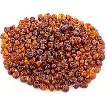 Amber Polished Beads   100% Natural Baltic Stone 5-6mm Baroque Style Loose with Drilled Holes Multiple Colors - Amber Culture