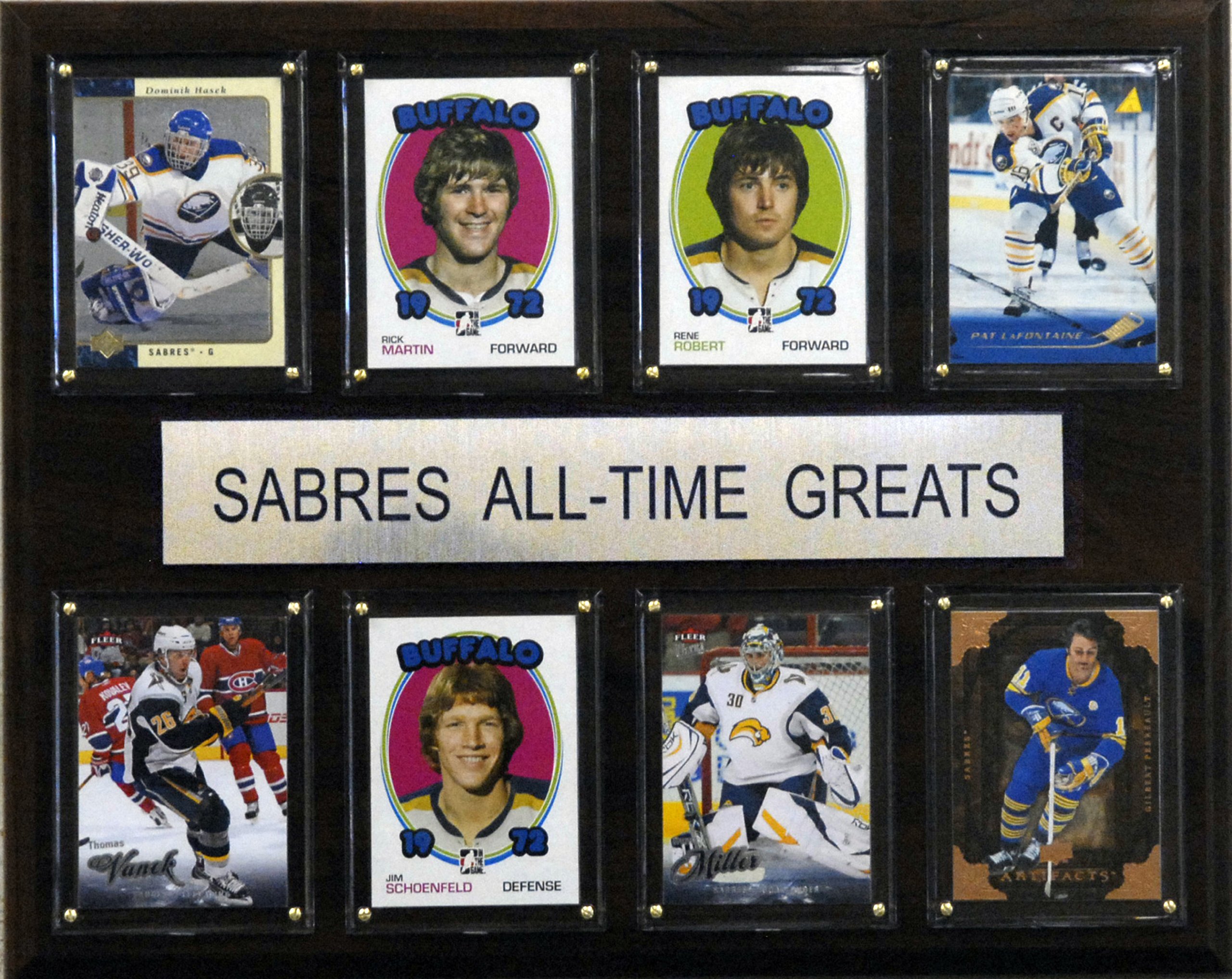 NHL Buffalo Sabres All-Time Greats Plaque