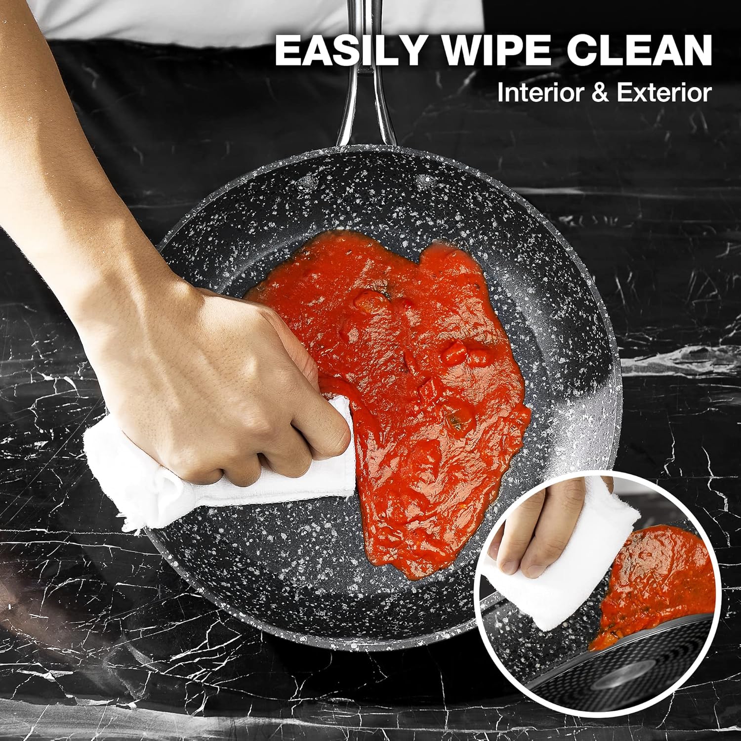 Effortless Cleanup of a Nonstick Pan