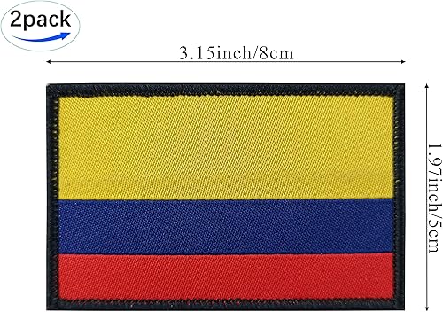 Miniatura 8 de Parche de bandera argentina Argentina - Cierre de velcro, paquete de 2