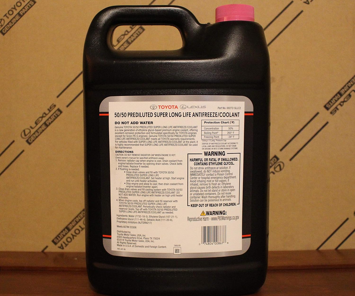 Genuine 00272 SLLC2 Engine Coolant / Antifreeze : Automotive