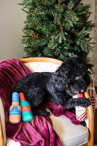 Miniatura 4 de Pearhead Holiday Spirits - Juego de juguetes para perros, juguetes de peluche con temática de espíritus, juguetes chirriantes para perros, juego de 3