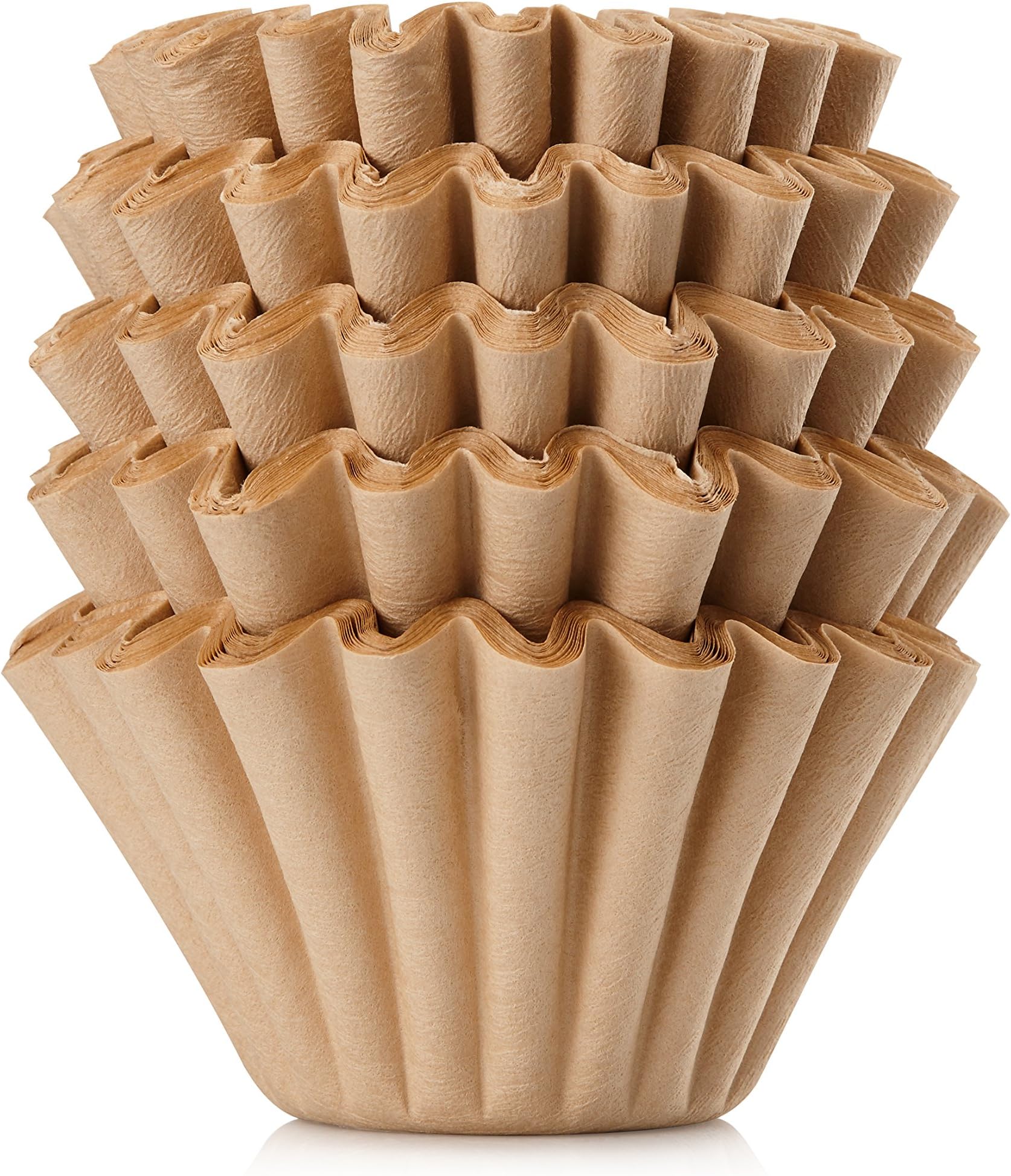 The Gabi Wave Coffee Filters 155 : Basket Coffee Filters, 1-2 persons, for pour over and drip coffee maker, disposable, 100 count (Brown)