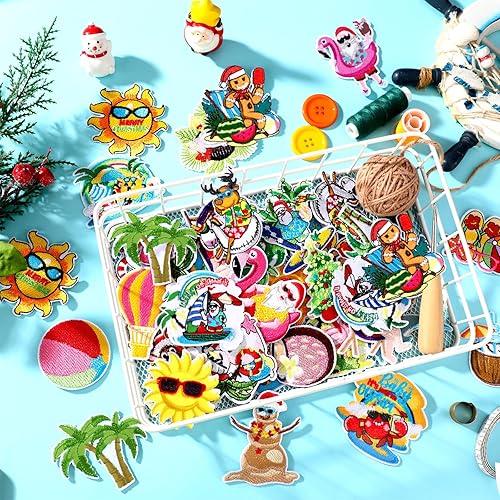 Vista 41 de Hotop 48 parches para planchar con temática de campamento, parches de aventura al aire libre, mochileros de montaña, parches bordados para jeans