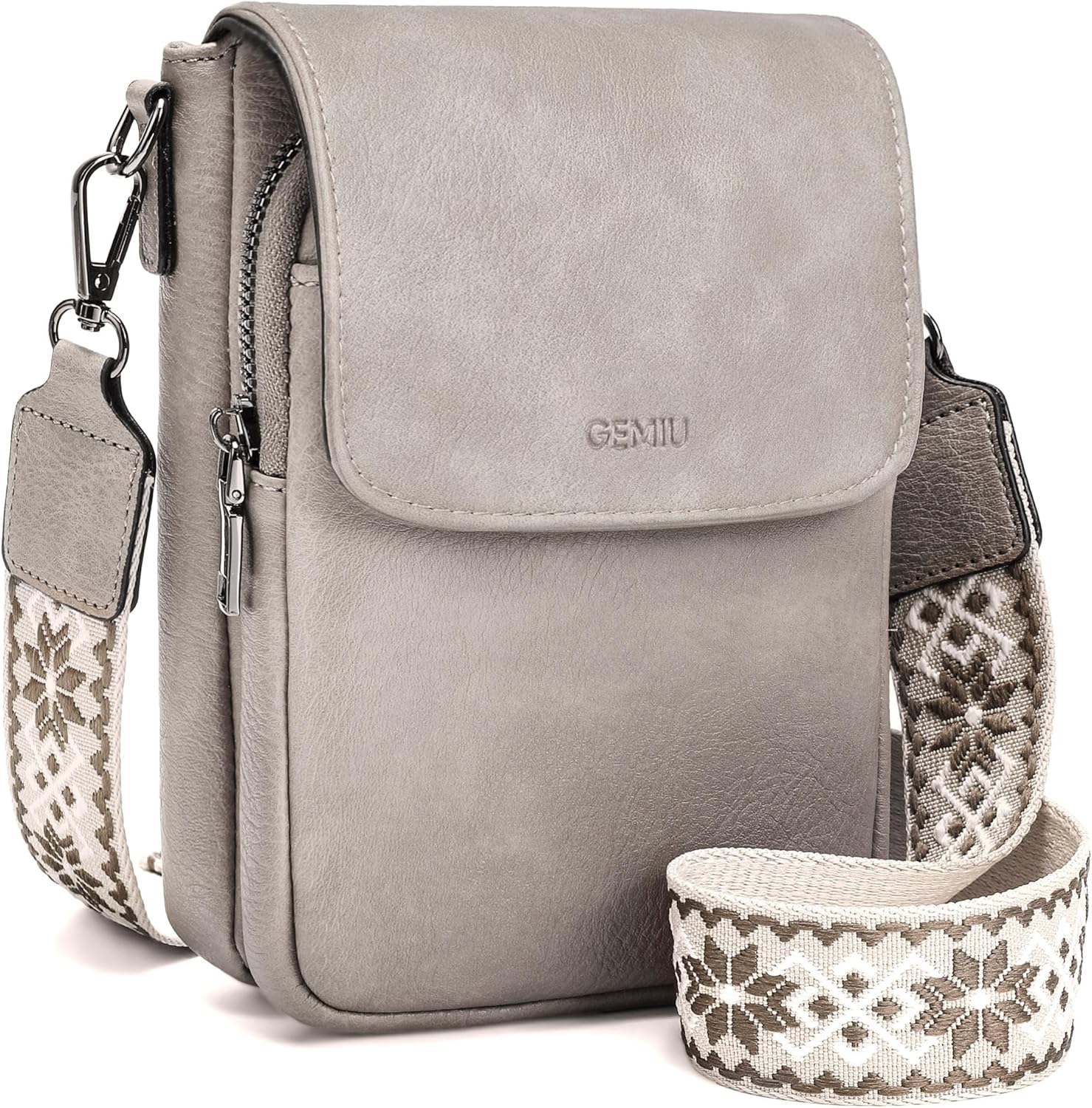 GEMIU Small Crossbody Bags for Women Cell Phone Purse Crossbody Wallet Purses with Card Slots