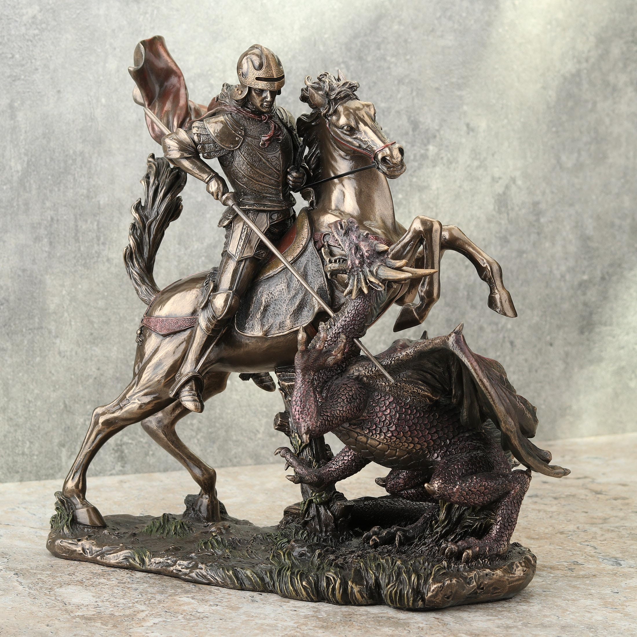 Amazon.co.jp: Unicorn Studios WU73533A4 ドラゴンの聖ジョージ