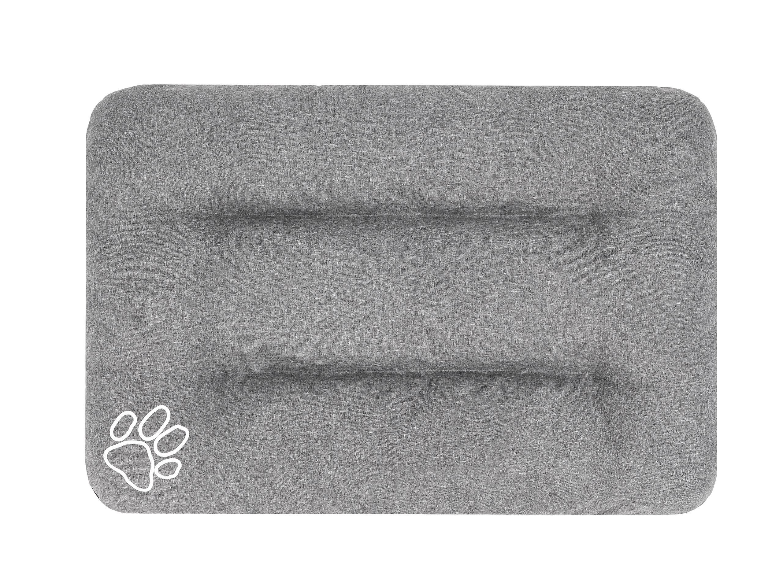 PillowPrim Colchón para perros, sofá para perros, cojín para perros, colchón para perros, cama para mascotas, cama suave, cojín R2-100 x 70 cm, color gris