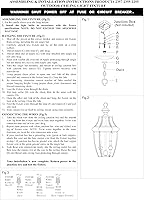 Vista 6 de Livex Lighting 2355-07 Monterey - Linterna colgante de latón macizo con acabado de bronce para exteriores con cristal biselado transparente