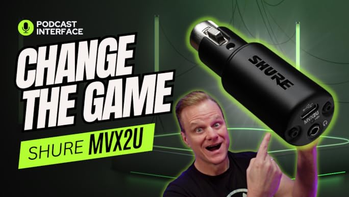 Amazon.com: Shure MVX2U XLR-to-USB Digital Interface with