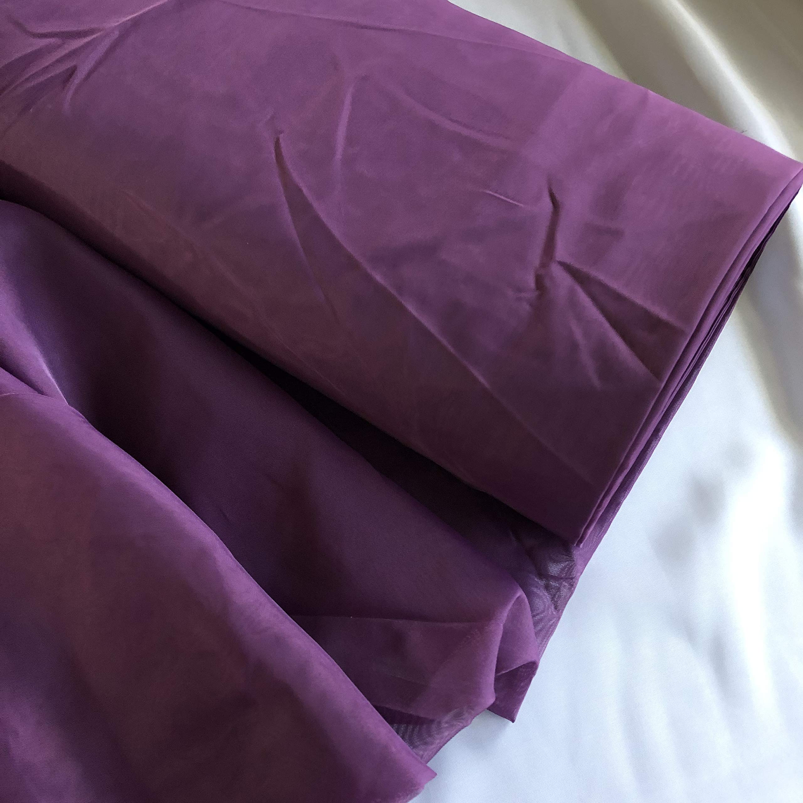 Megachest Wedding Voile Fabric 58 Inches Wide 50 Meters Long (Black, 50 Meters Long) — view 25