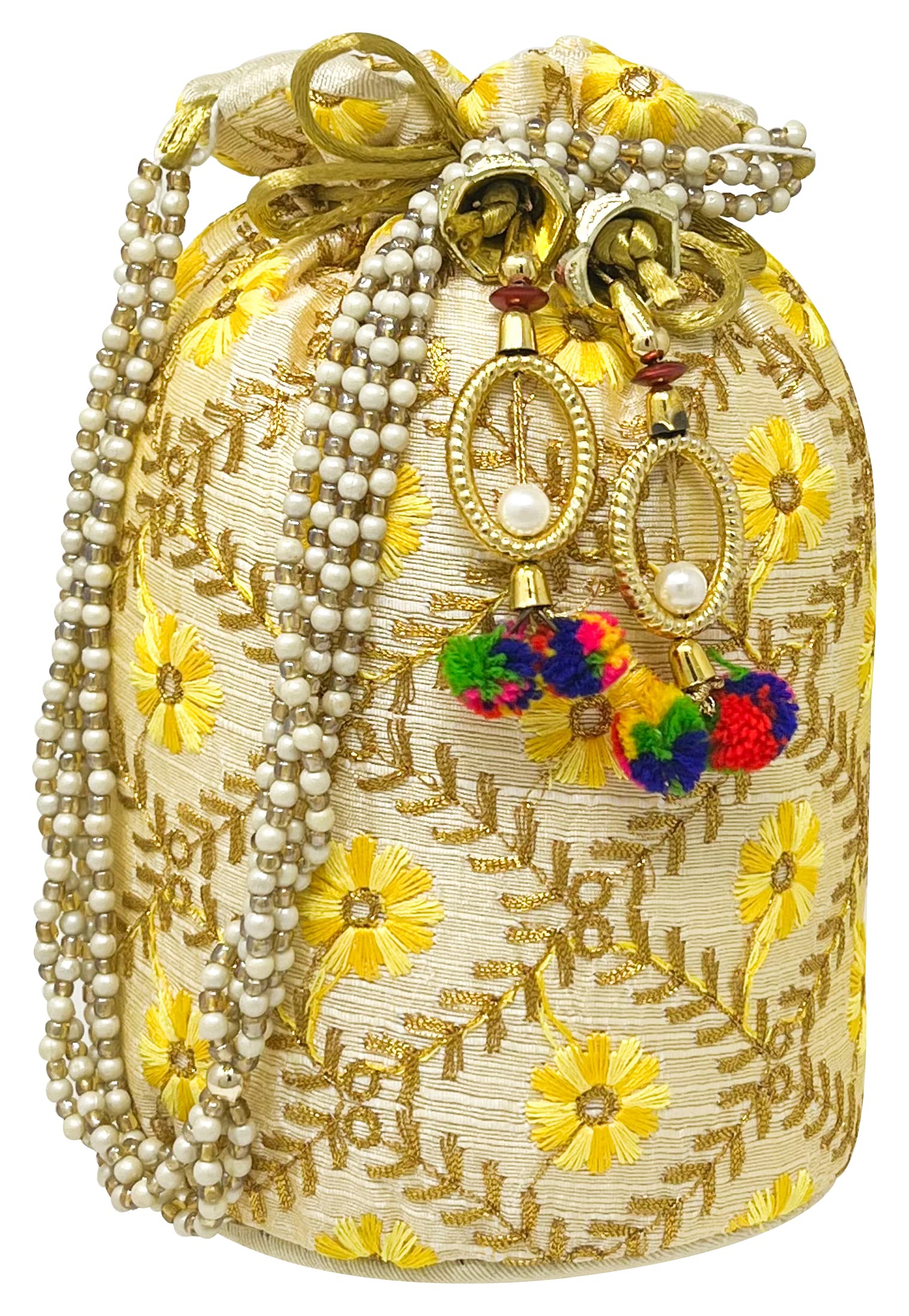 AILTINO Potli Bag For Women (Yellow) (B0B6RM3B7P) Amazon Price History, Amazon Price Tracker