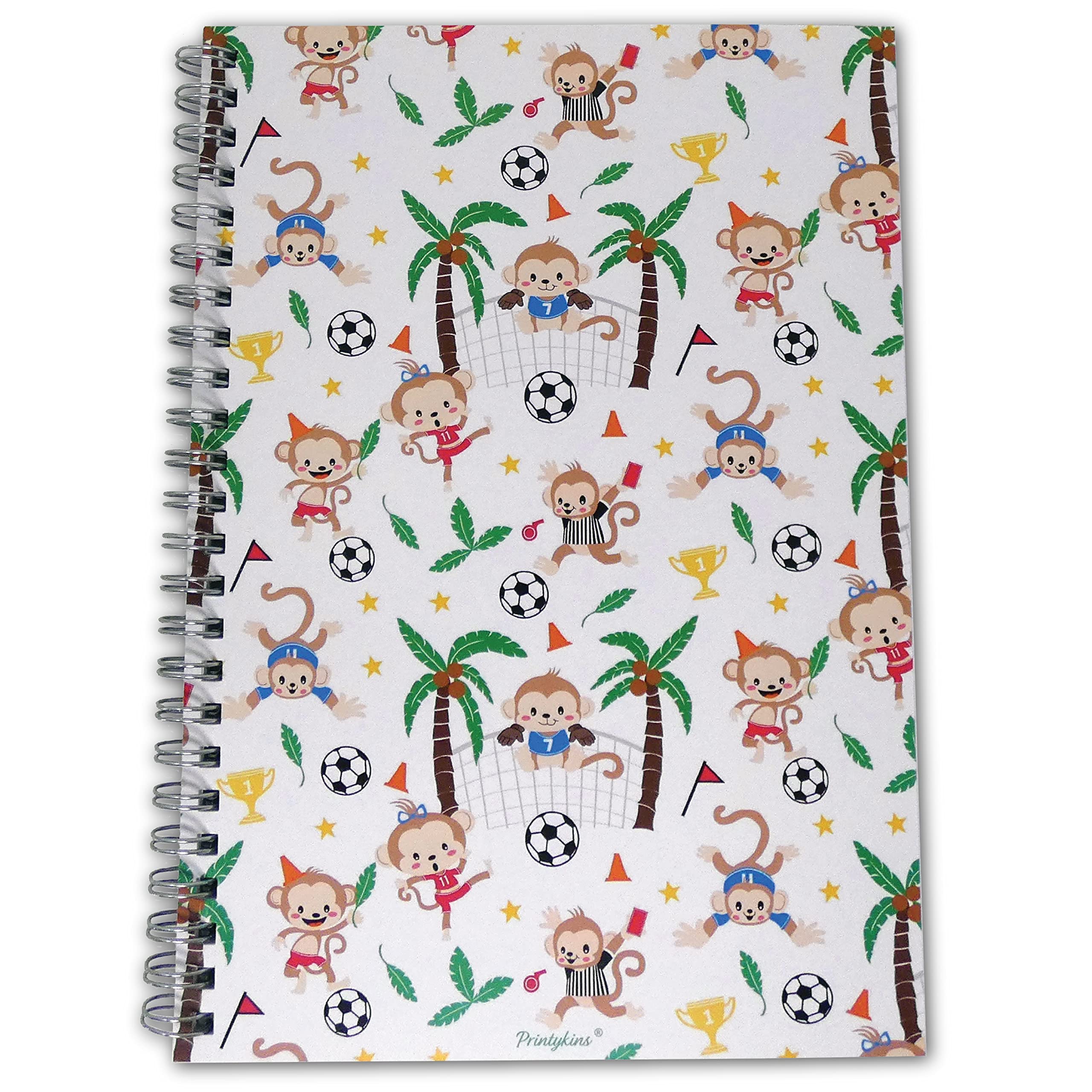 Printykins Football Monkey Notebook