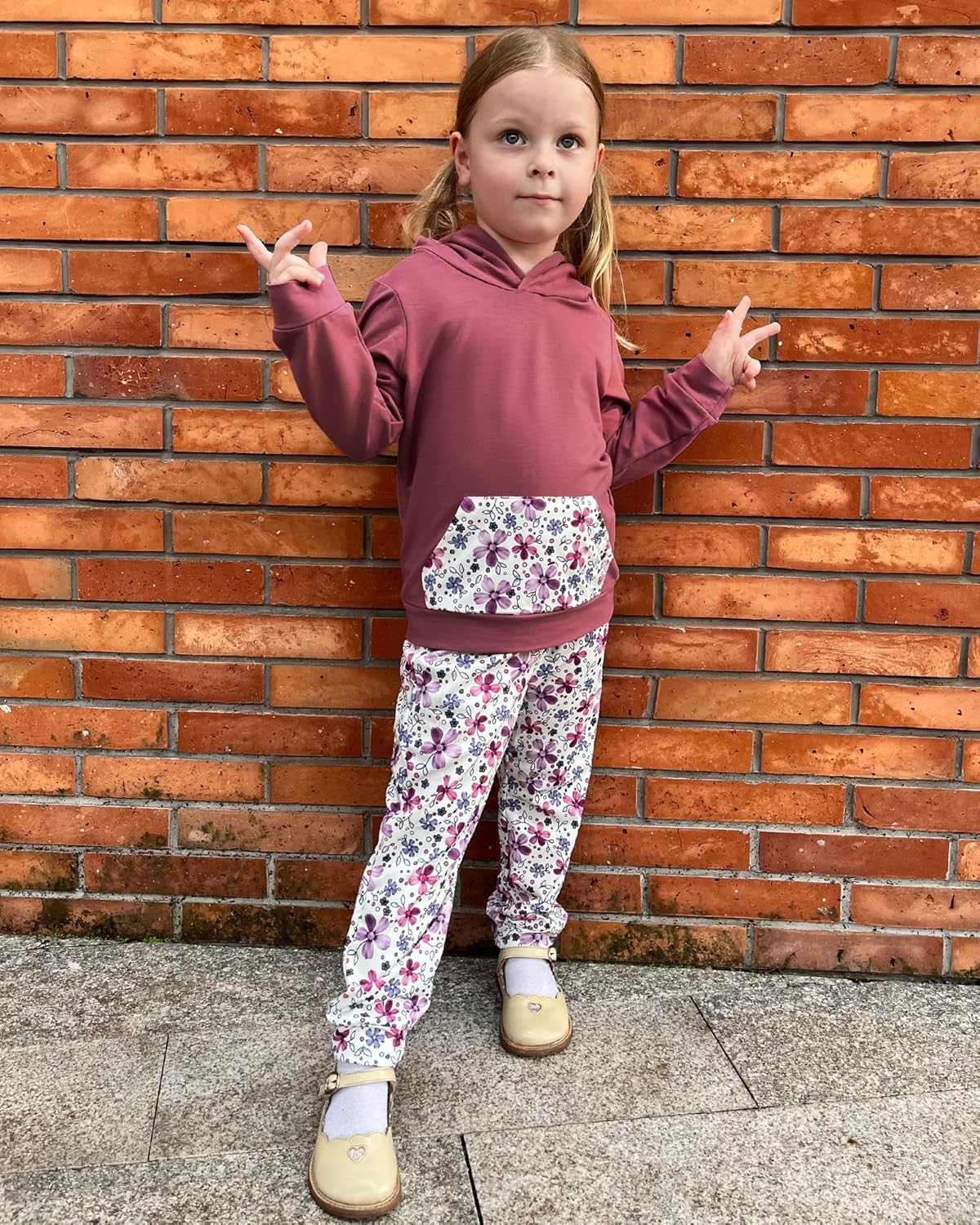 Toddler Girl Clothes 1-6Y Hooded Sweatshirt+Floral Pants 2Pcs Toddlers Girls Outfits Sweatsuits - Image 4