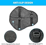Motorcycle Seat Cushion, Universal Motorbike Gel Seat Cushion, Improved Ventilation Gaps 3D Honeycomb Structure Seat Cover, Breathable and Shock Absorption, Soft, Comfortable for Long Rides - 5