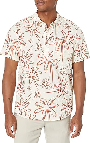 Oakley Unisex-Adult Oakley Deco Palms Rc Short Sleeve Button Down
