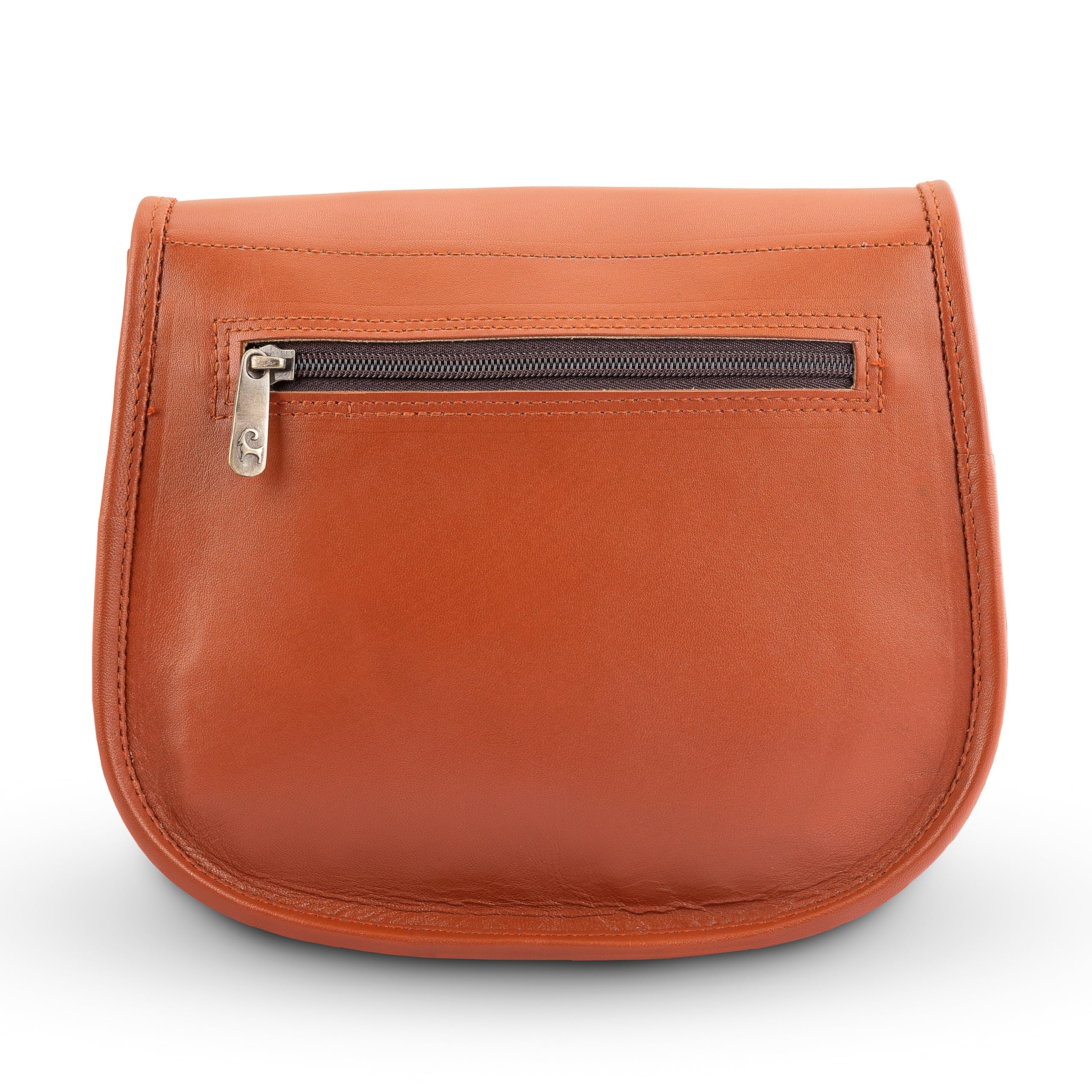URBAN LEATHER Bolso Bandolera Vintage De Cuero Para Mujer, Bolso De Viaje Marrón Estilo Sillín Hecho A Mano