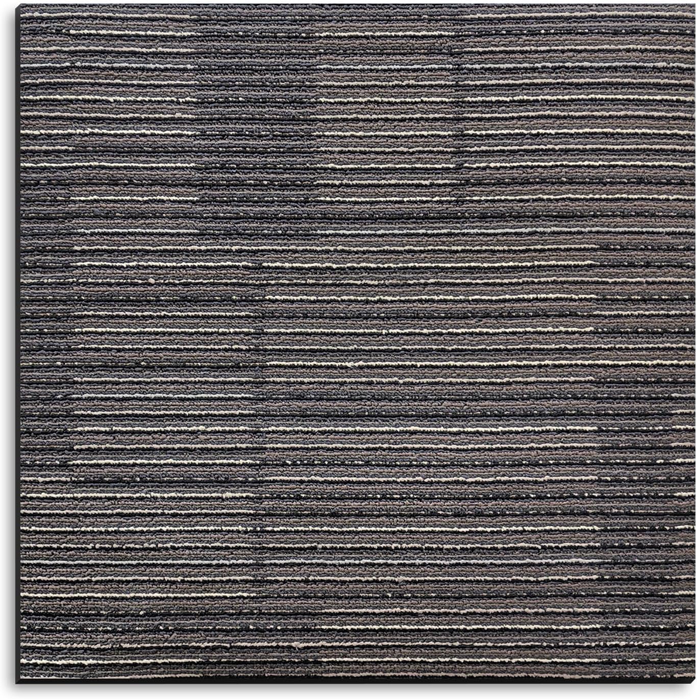 20"x20" Peel and Stick Carpet Tiles, 10-Pack (26.9Sq Ft) with Non-Slip Padding, Self-Adhesive Floor Squares for Kitchen, Bedroom, Office Indoor Outdoor Use (p-1)