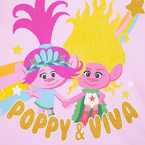 Miniatura 3 de DREAMWORKS TROLLS Camiseta Camiseta Viva and Poppy Camisetas Troll para Niñas Producto Oficial