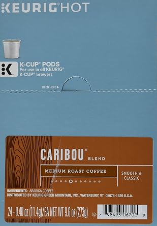 Caribou Coffee K-Cups لـ Keurig Brewers ، 24 Count