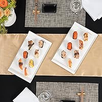 Vista 9 de Restaurantware Voga - Platos de servir de 12 x 7 pulgadas, 10 platos rectangulares para sushi, pequeños, resistentes a roturas, platos blancos