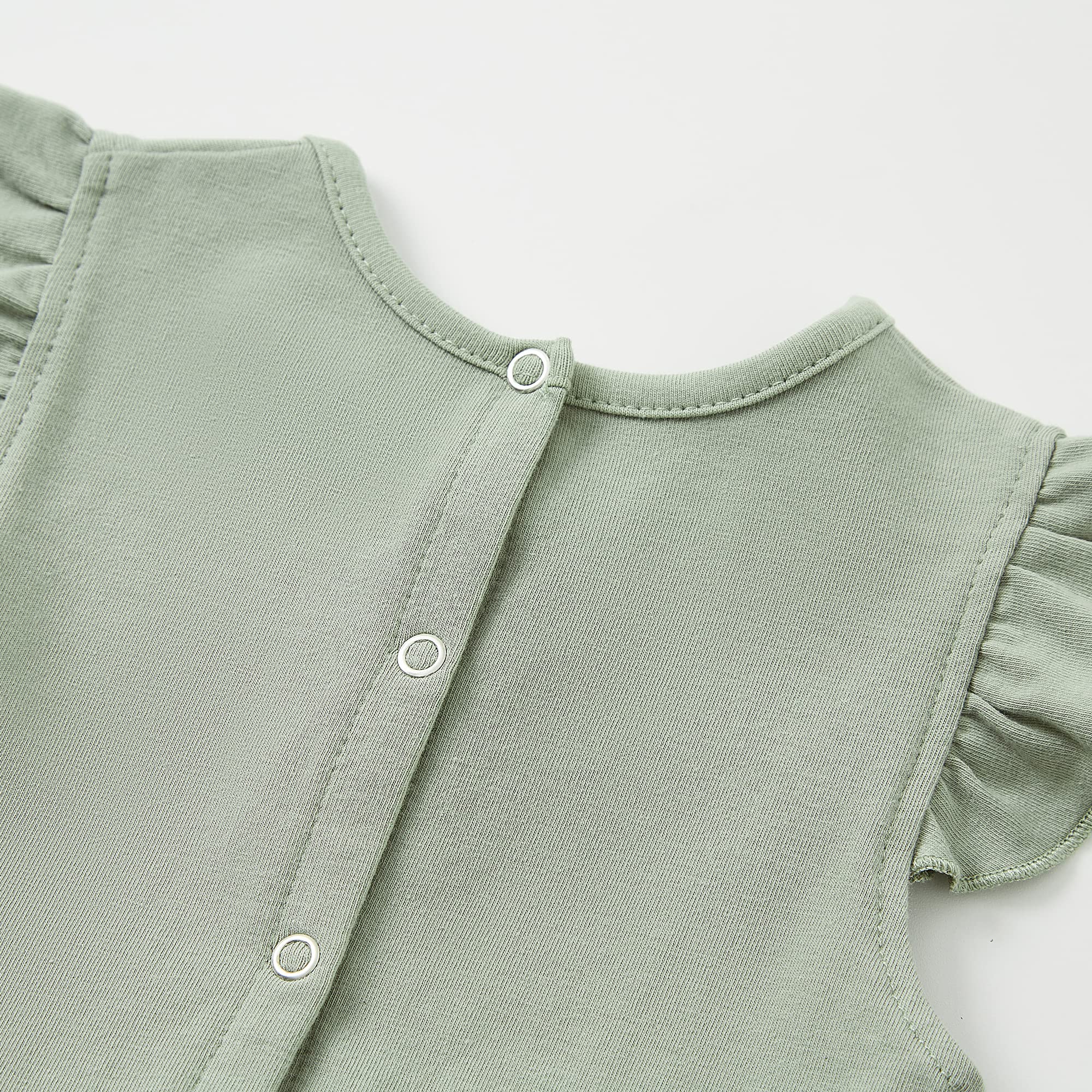 Body unisex de manga corta de algodón orgánico para recién nacidos, bebés y niños pequeños