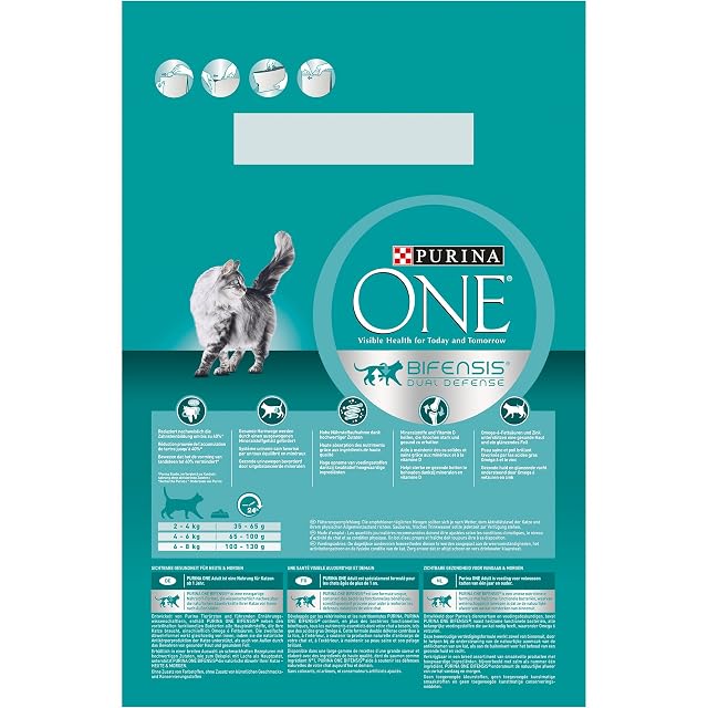 Foto 2 de 6 de One Adult - Comida para Gatos, salmón, 3 kg