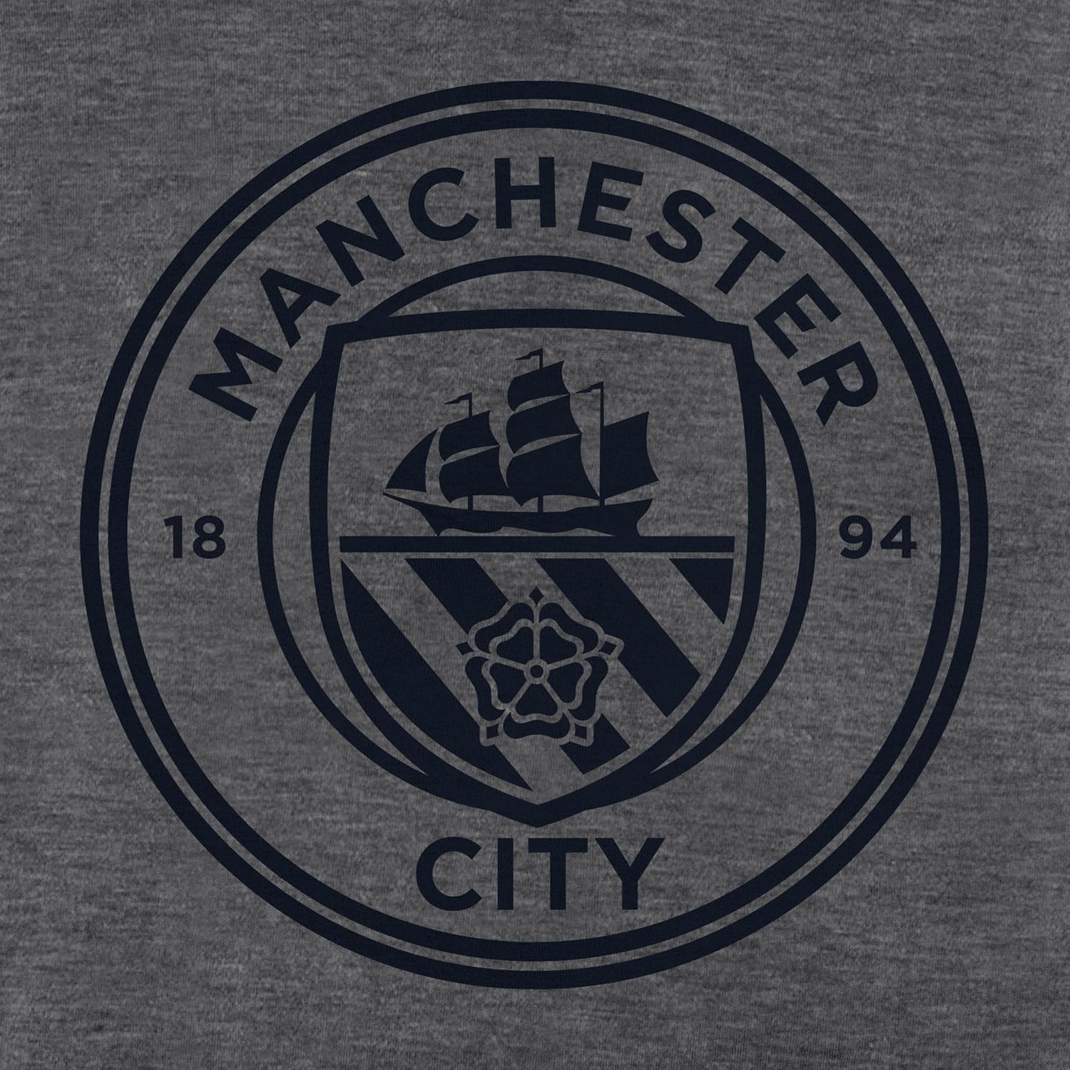 Icon Sports Officially Licensed Manchester City FC Light Weight Zip Up Hoodie - Image 5