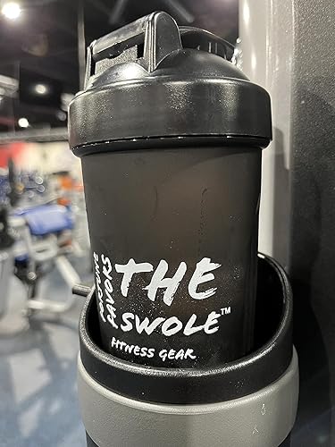 Miniatura 3 de Botella agitadora paquete de 2 para batidos de proteínas, antes del entrenamiento y después del entrenamiento. Una botella de 24 onzasuna de 14