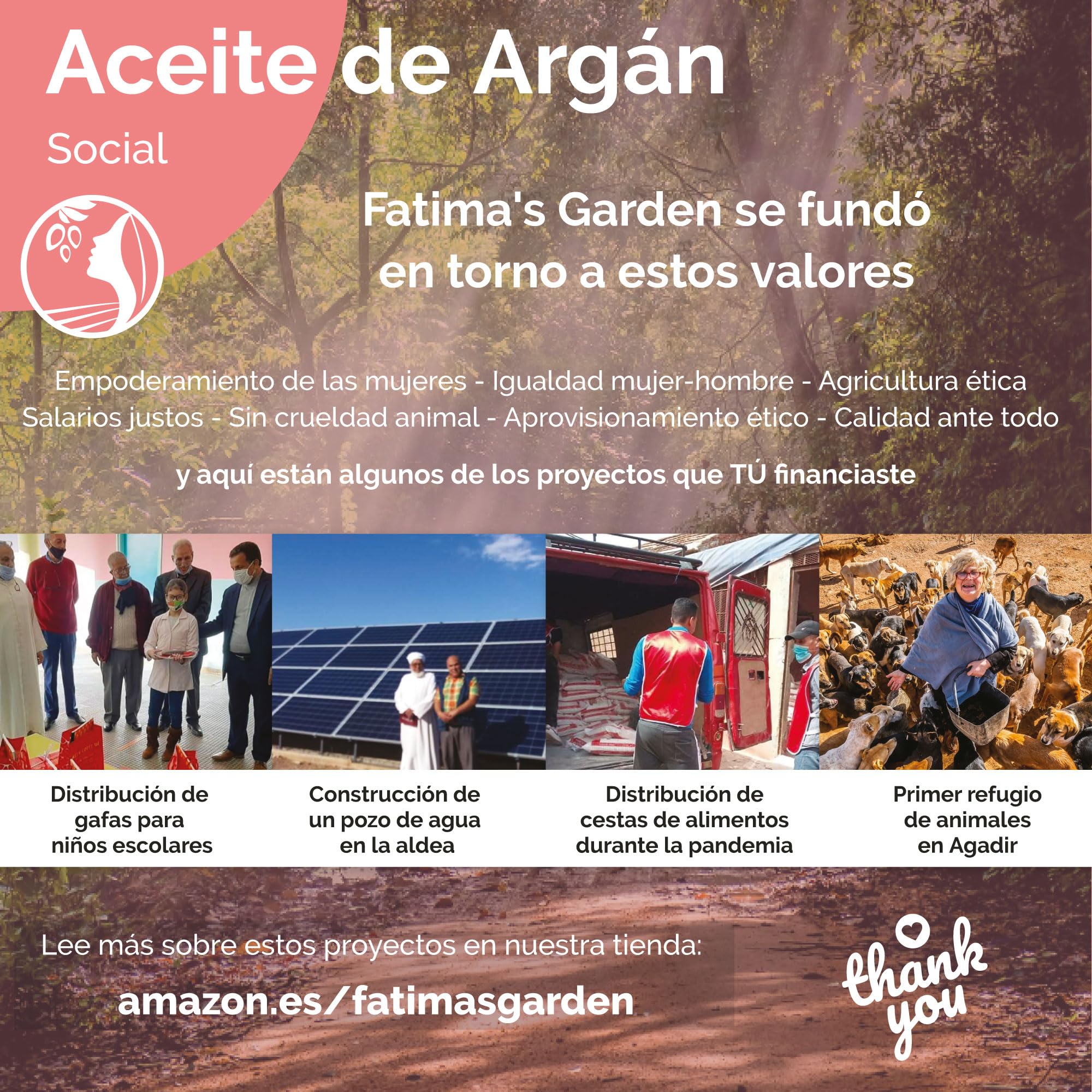 Fatima's Garden Aceite de Argán y Lavanda - Hidratante Calmante, 100ml — view 7