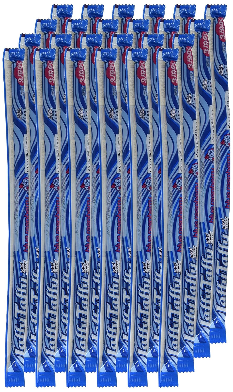 Laffy Taffy Rope, Blue Raspberry, 0.81 oz., 24 Ropes/box