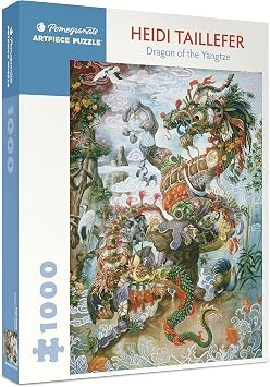 Pomegranate 1000-Piece Jigsaw Puzzle for Adults, Heidi Taillefers Dragon of The Yangtze, Matte Finish, Snug Fit