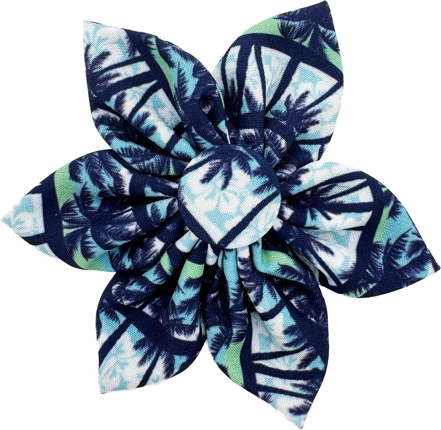 Huxley & Kent Pinwheel Collar Bow for Dogs & Cats, Cool Breezes, Large
