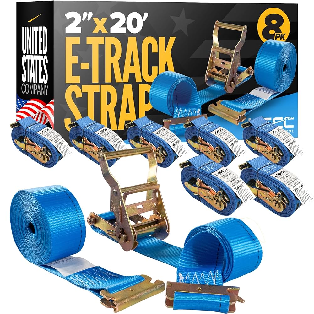 Amazon.com: US Cargo Control E-Track Ratchet Straps (8-Pack