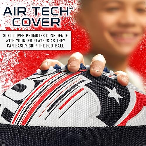 Vista 75 de Franklin Sports - Balones de fútbol americano juveniles de todos los equipos de la NFL, juego de balón infantil pequeño de 8.5 pulgadas + inflador