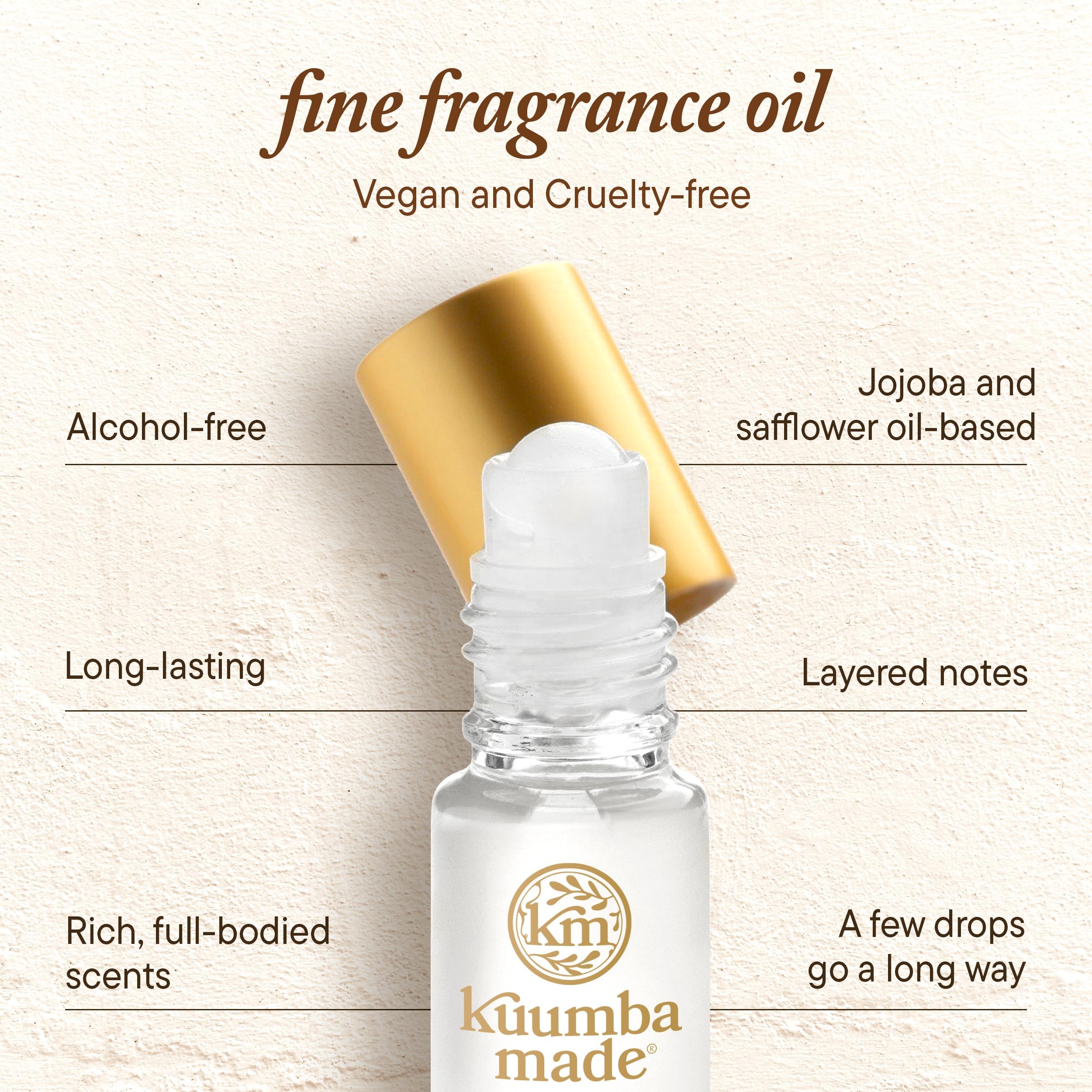 Kuumba Made Persian Garden Fragrance Oil, Long-Lasting Small-Batch Perfume Roller, Vegan, Alcohol-Free, .125 Fl Oz: 0.15 Fl Oz (Pack of 1)